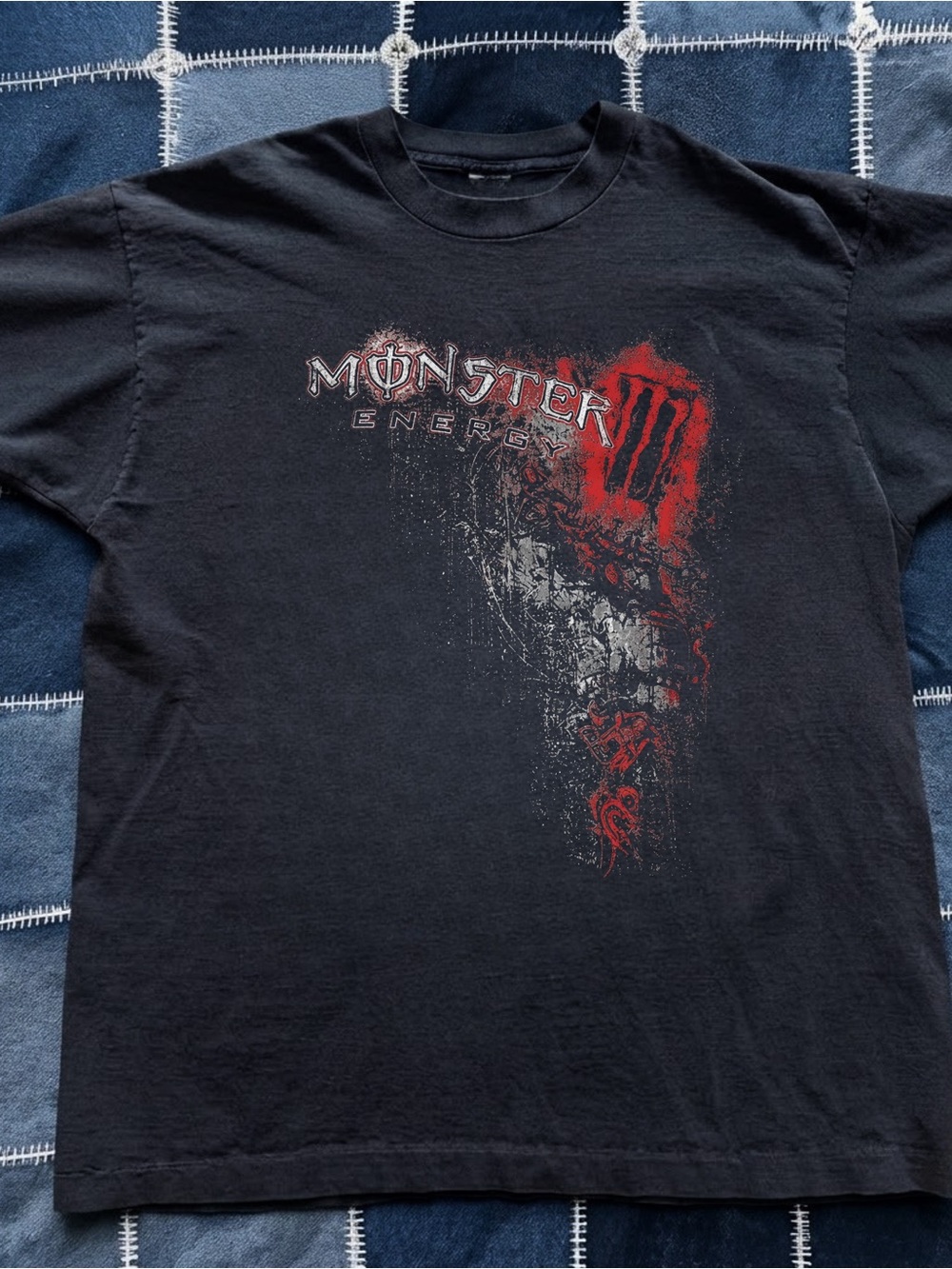 Gildan Black Short-Sleeve Monster Energy Graphic Tee